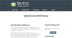 Desktop Screenshot of mcveymanagementsolutions.us